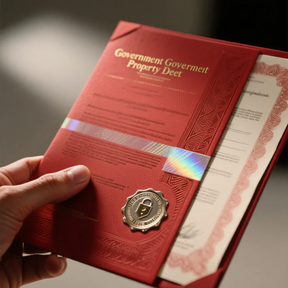 房产证上的防伪技术，其背后原理是什么？