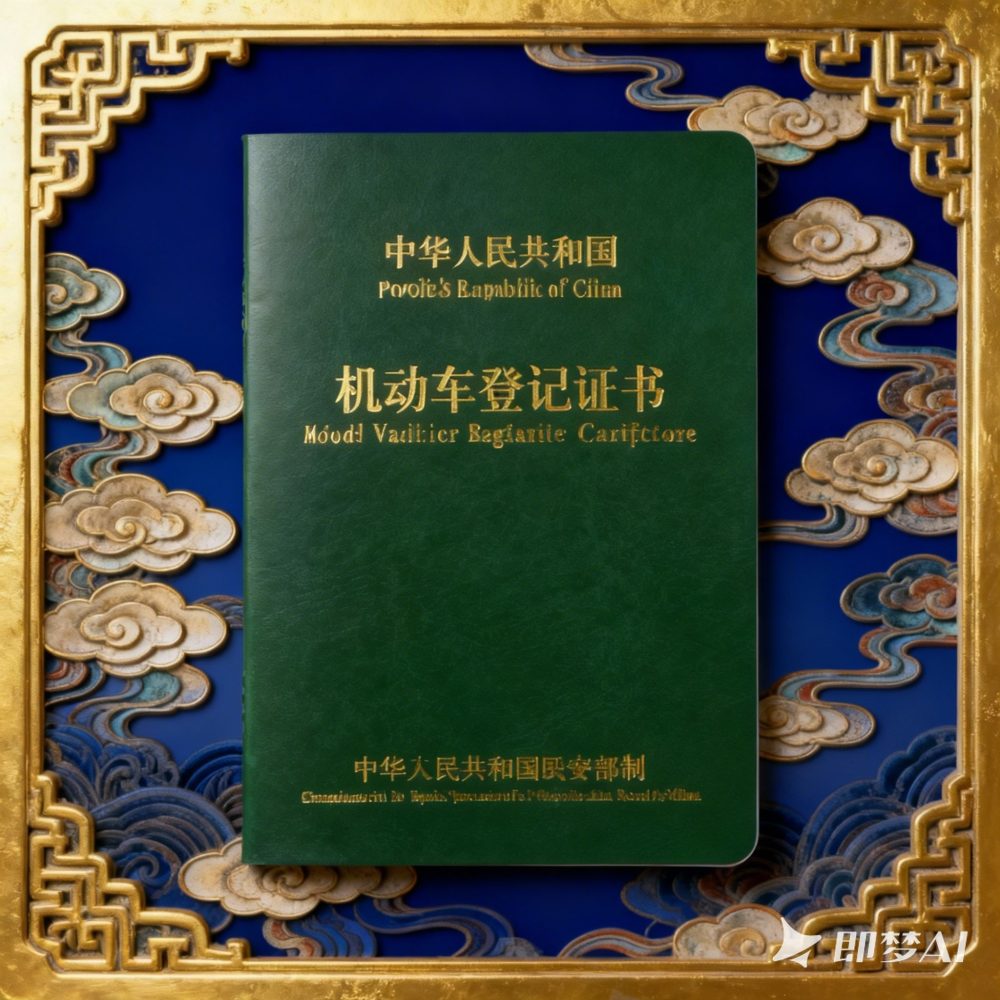 仿真机动车登记证